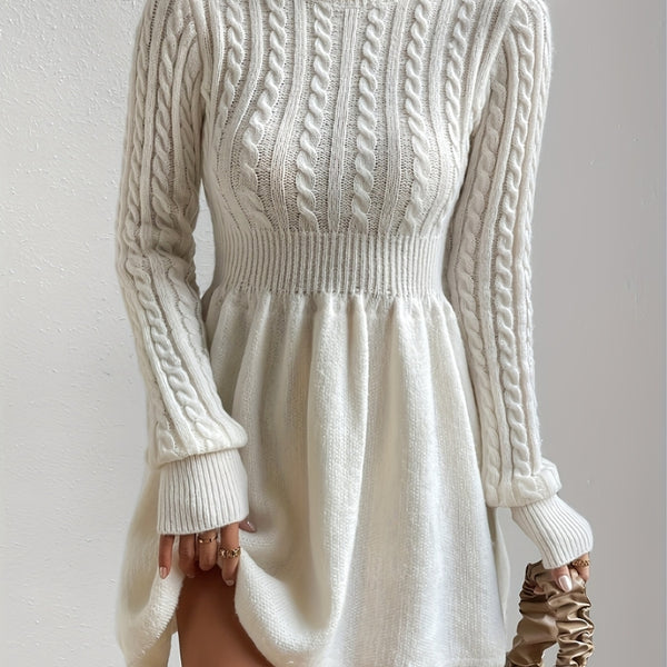Robe pull blanche