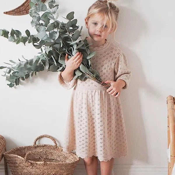 Robe pull bohème fille