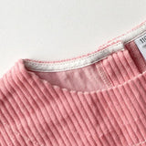 Robe pull pour fille en velours