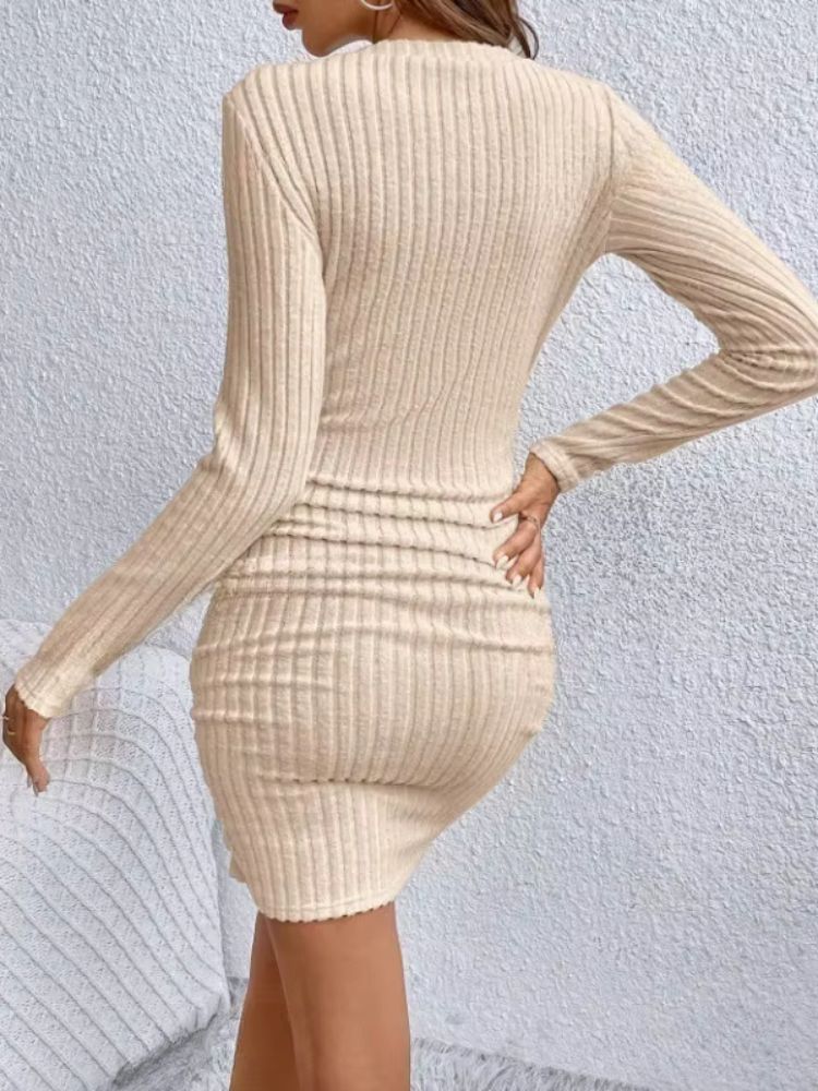 Robe pull sexy femme dos