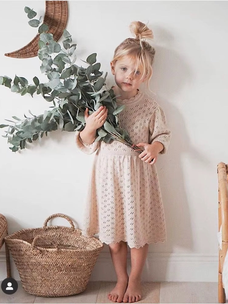 Robe pull bohème fille