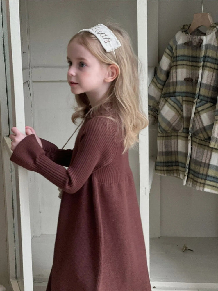 Robe pull fille elegante