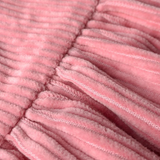Robe pull pour fille en velour